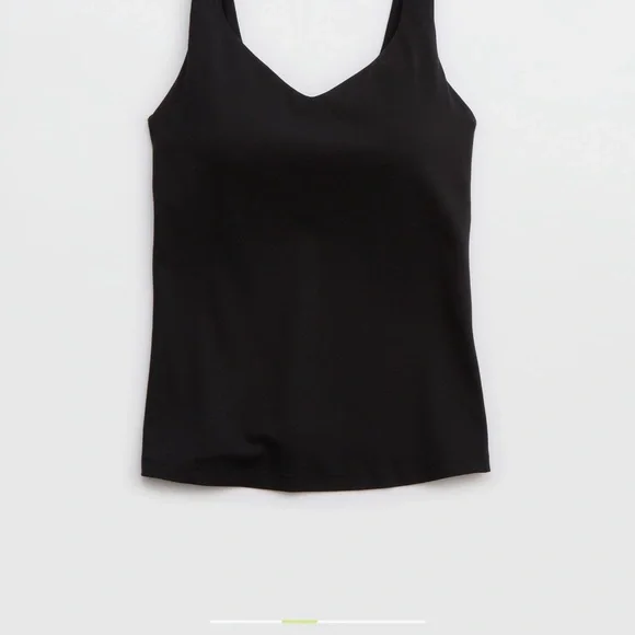 Aerie Black Tank Top - Picture 3 of 7